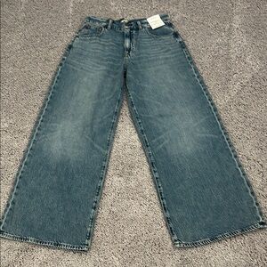 Madewell Superwide Leg Airy Denim Edition… Billings Wash
